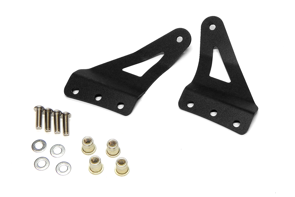 Upper Windshield Mount Brackets 54 Inch Curved Light Bar 07-14 ...